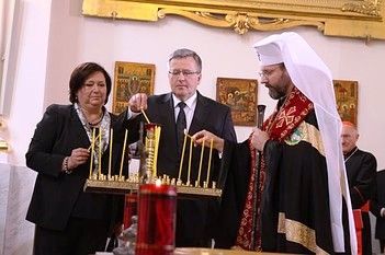 Блаженніший Святослав та Президент Польщі спільно молилися за жертв Волинської трагедії